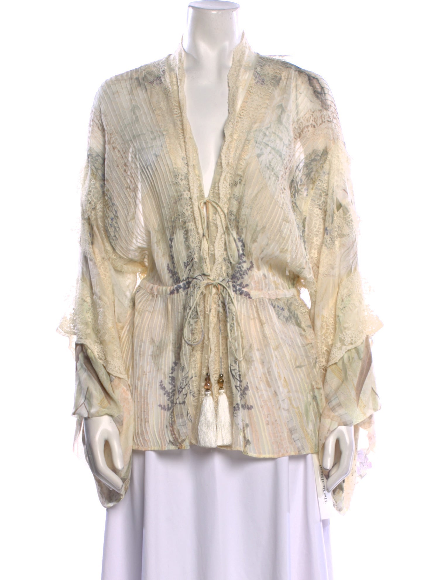 Camilla Silk Printed Blouse w/ Tags