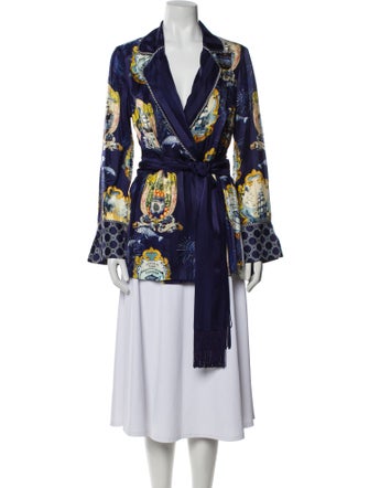 Camilla Silk Printed Jacket