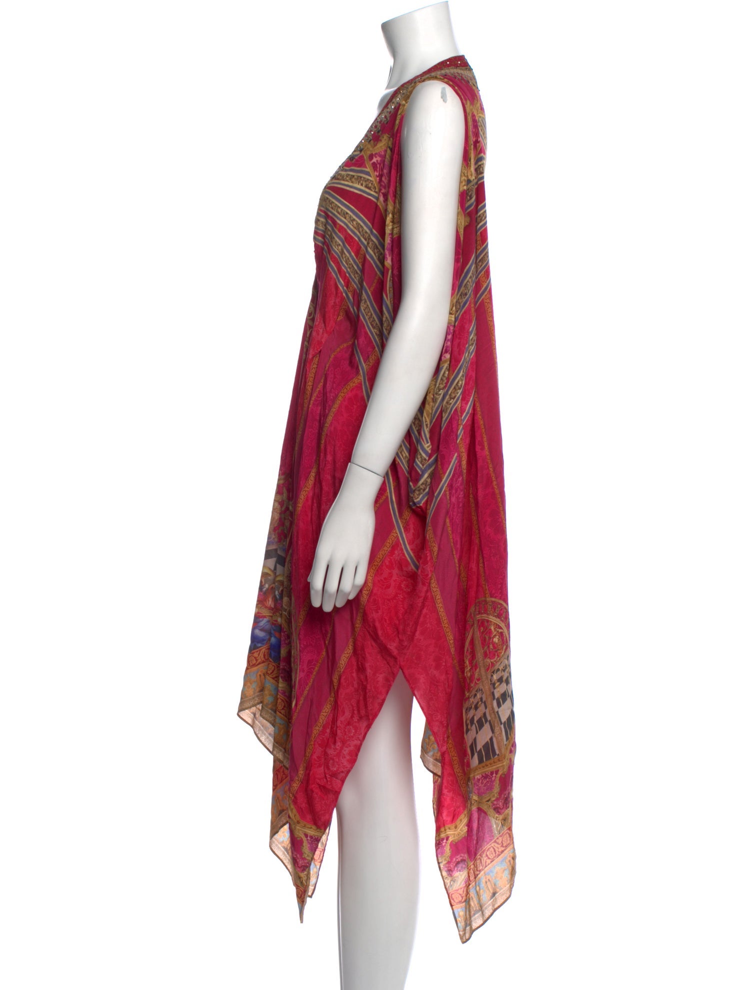 Camilla Silk Knee-Length Dress