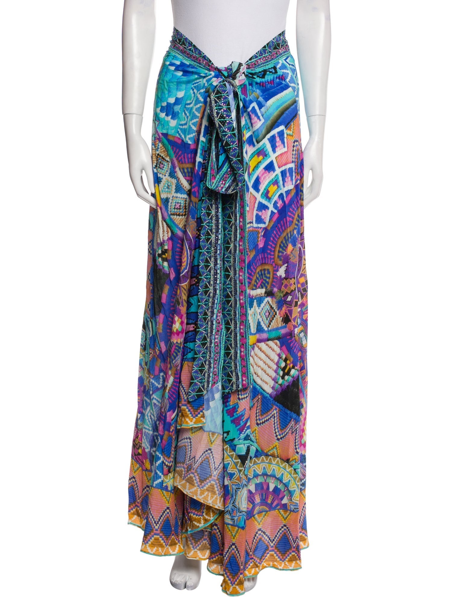 Camilla Silk Long Skirt w/ Tags