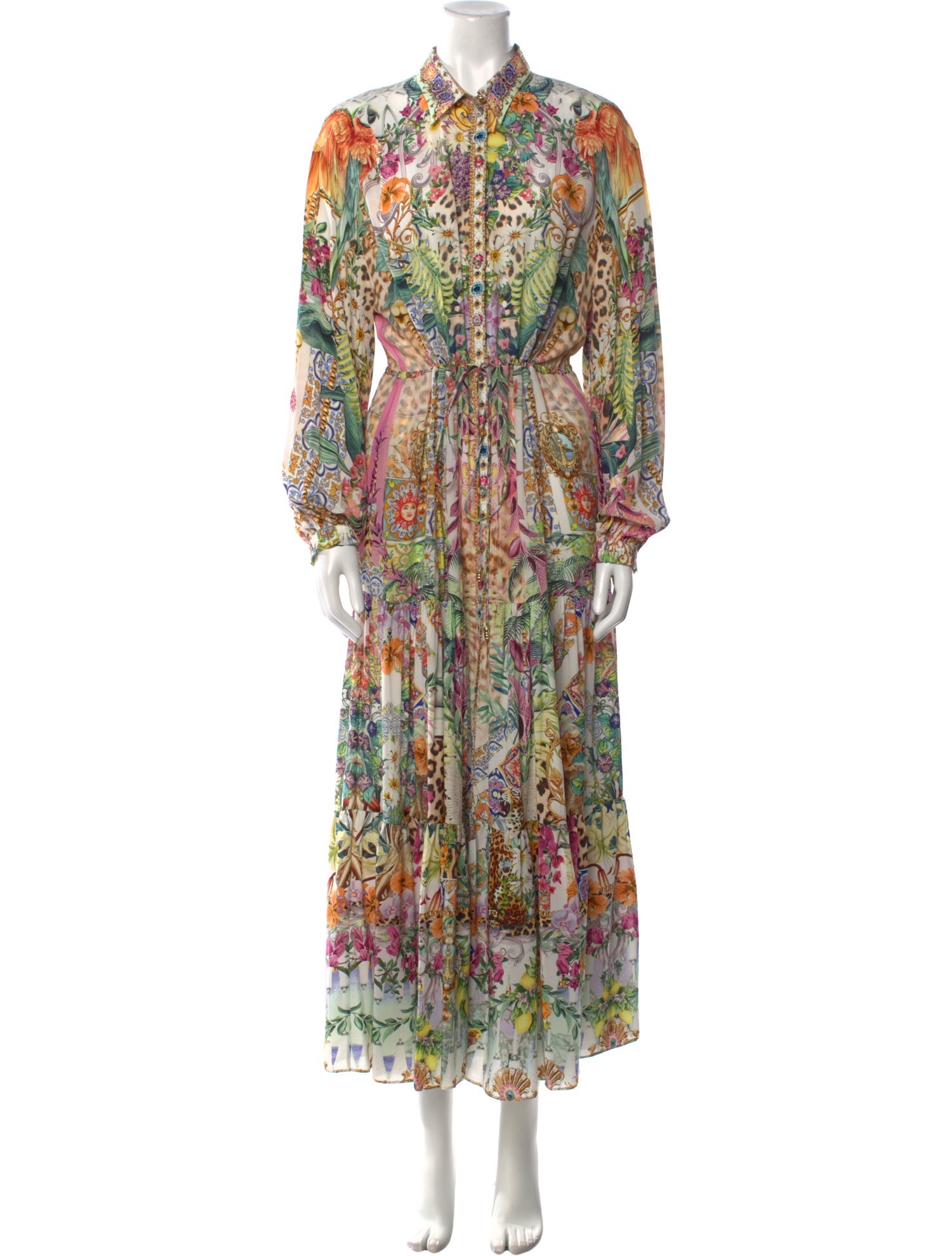 Camilla Silk Long Dress w/ Tags