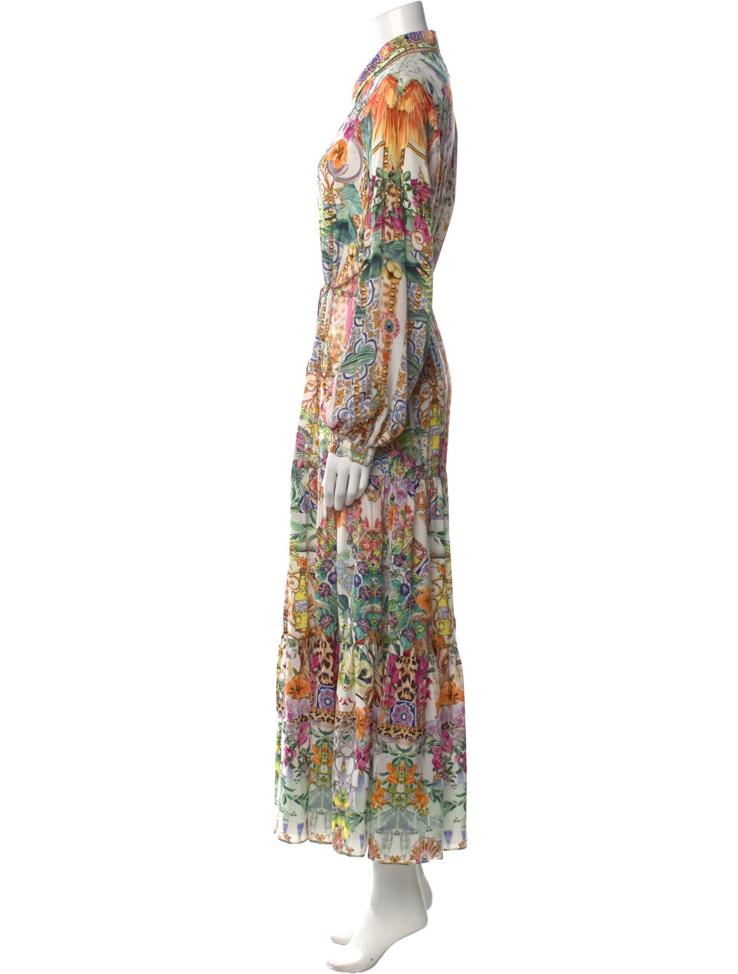 Camilla Silk Long Dress w/ Tags