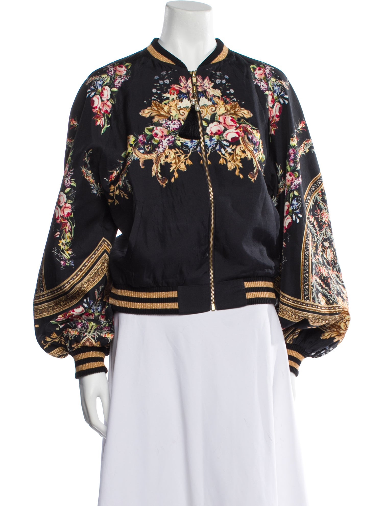 Camilla Floral Print Bomber Jacket