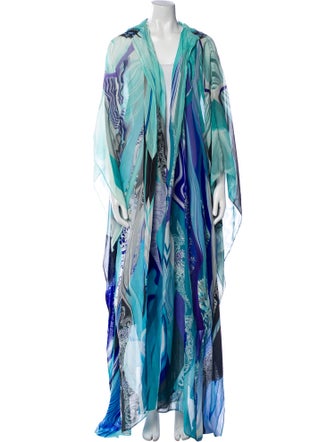 Camilla Silk Printed Robe