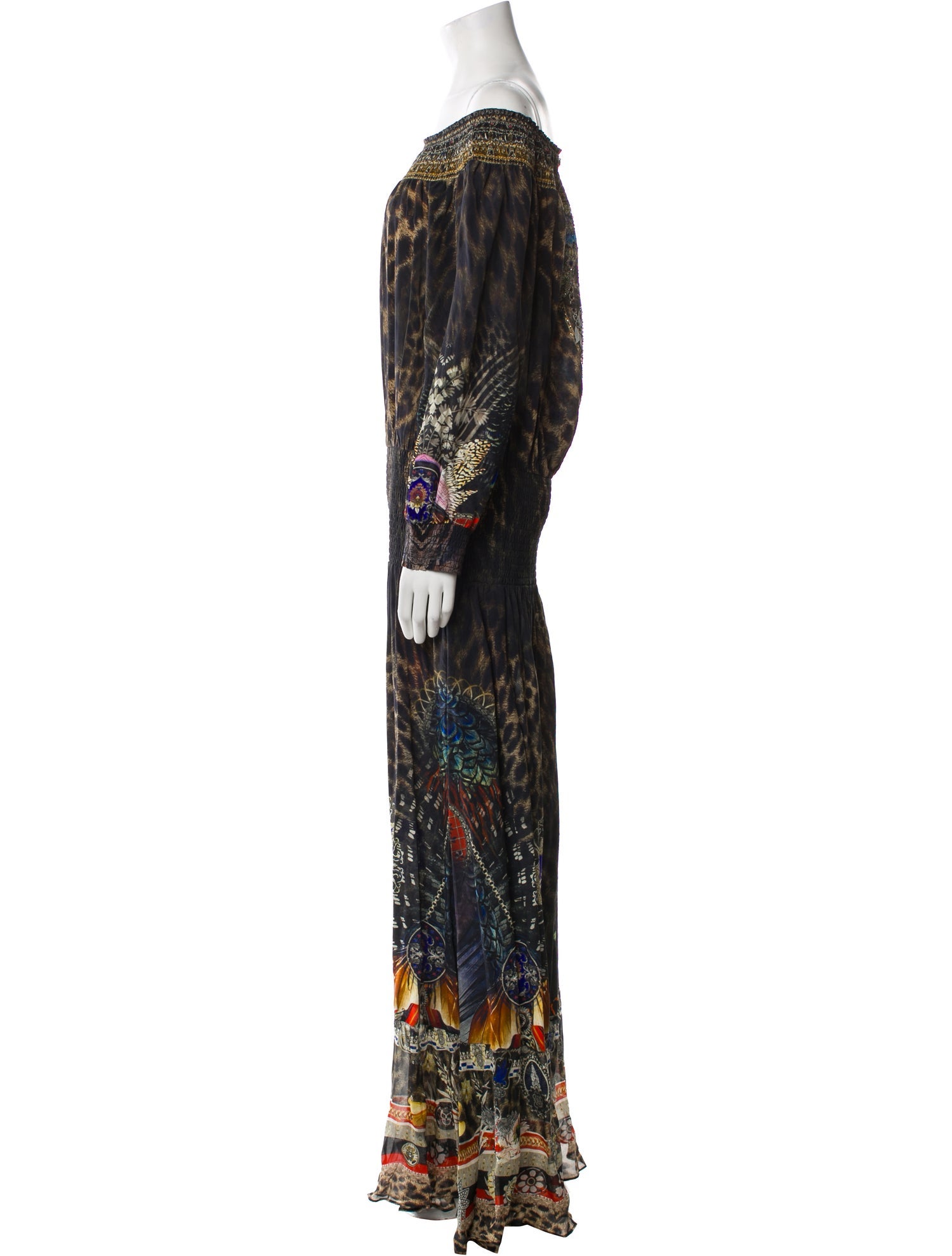 Camilla Silk Long Dress