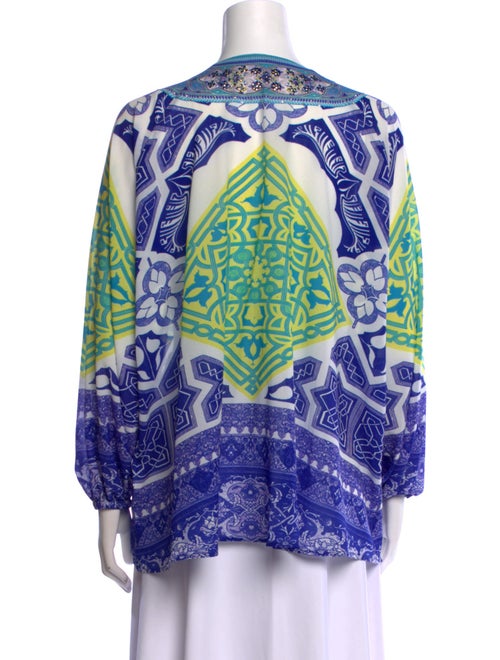 Camilla Printed V-Neck Tunic
