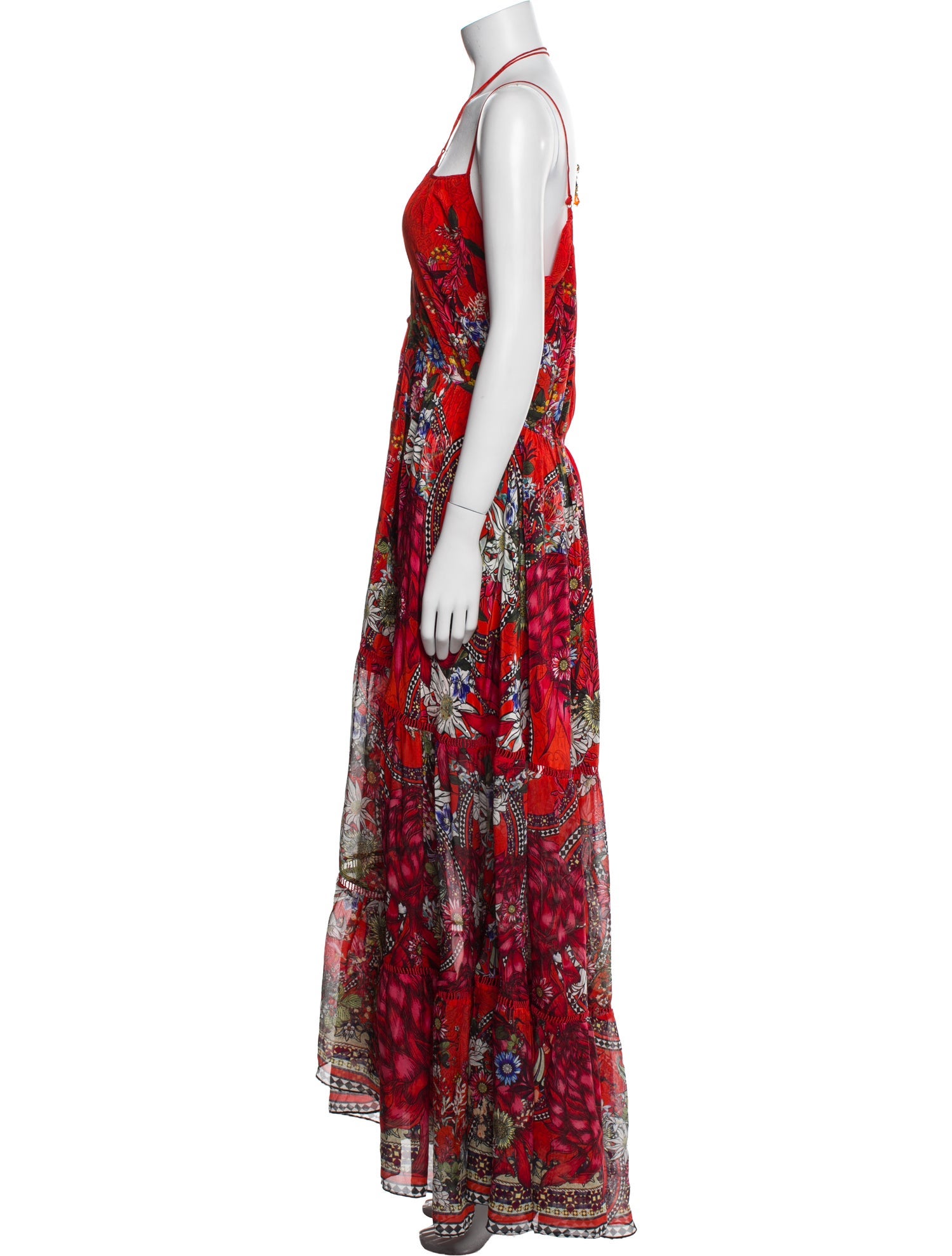 Camilla Silk Long Dress