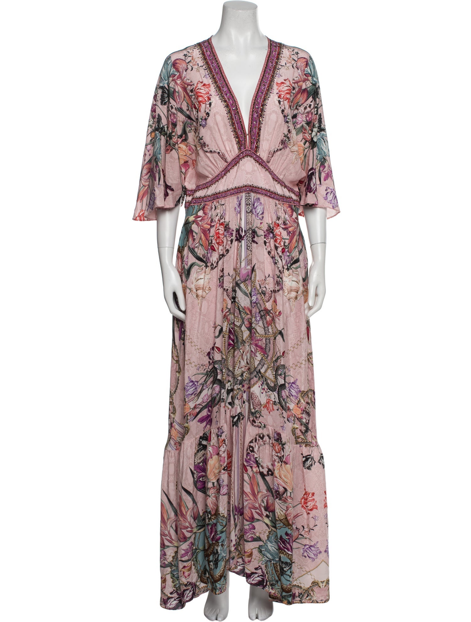 Camilla Silk Long Dress