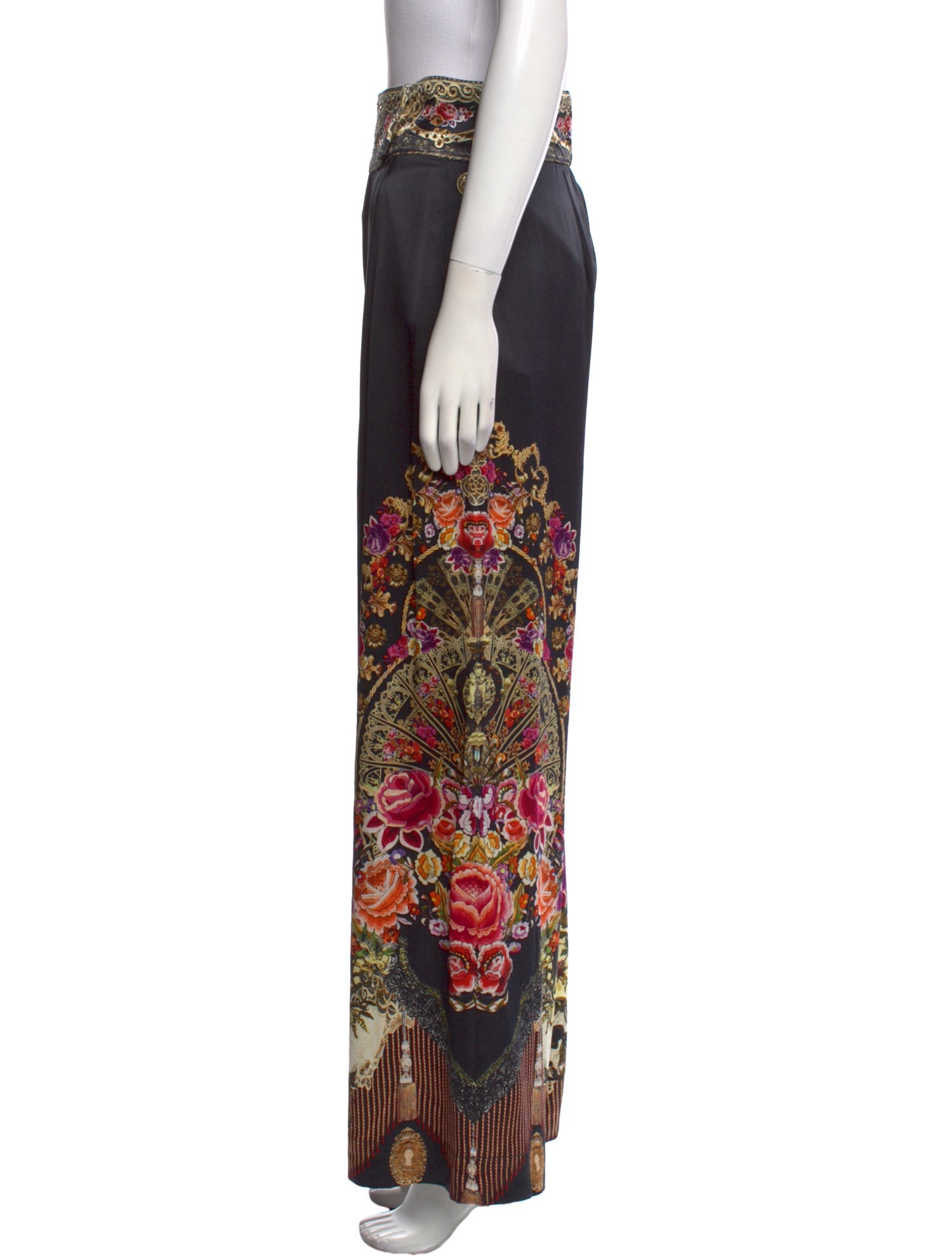 Camilla Silk Wide Leg Pants