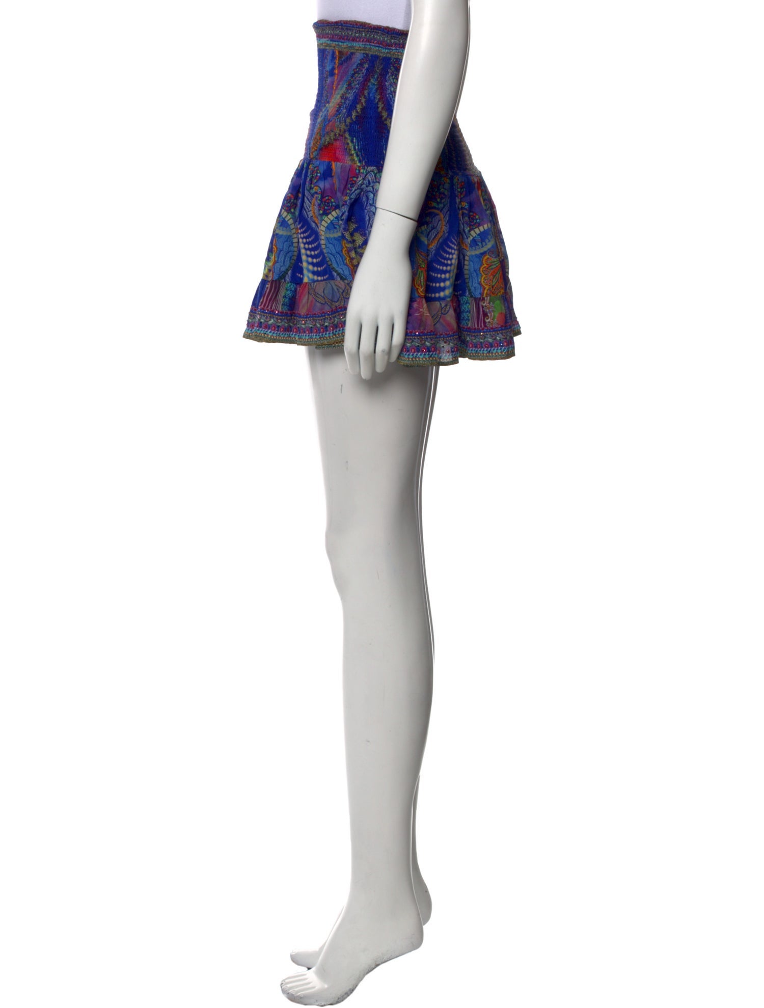 Camilla Silk Mini Skirt