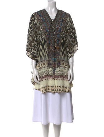 Camilla Silk Printed Tunic