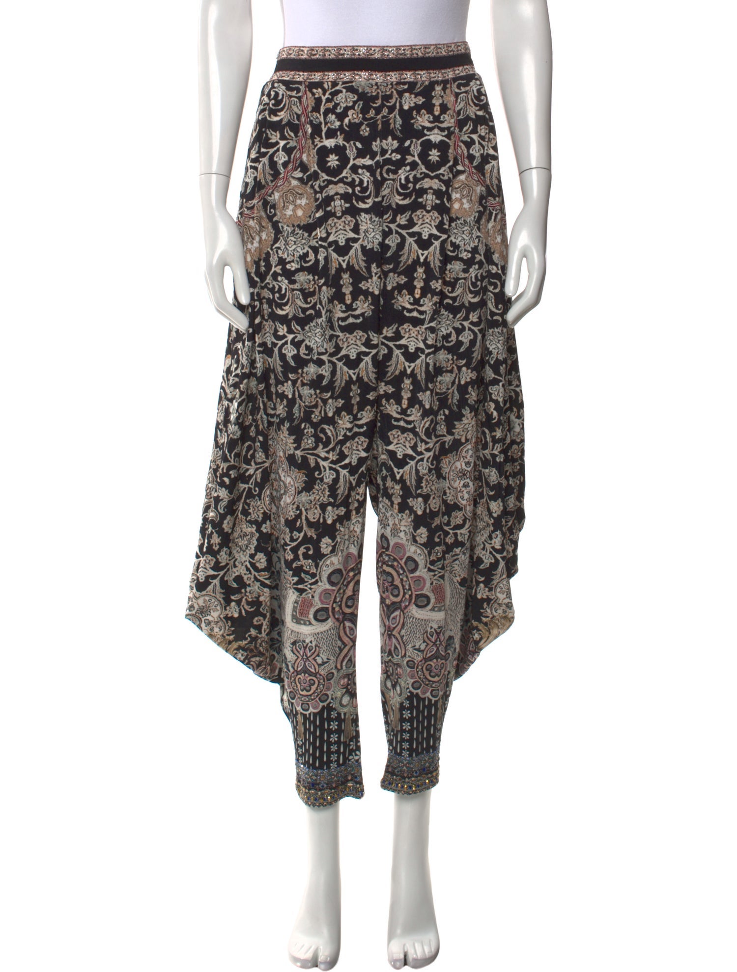 Camilla Floral Print Skinny Leg Pants