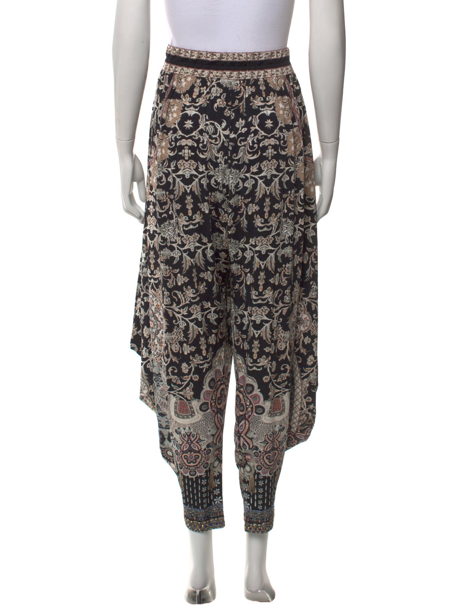 Camilla Floral Print Skinny Leg Pants