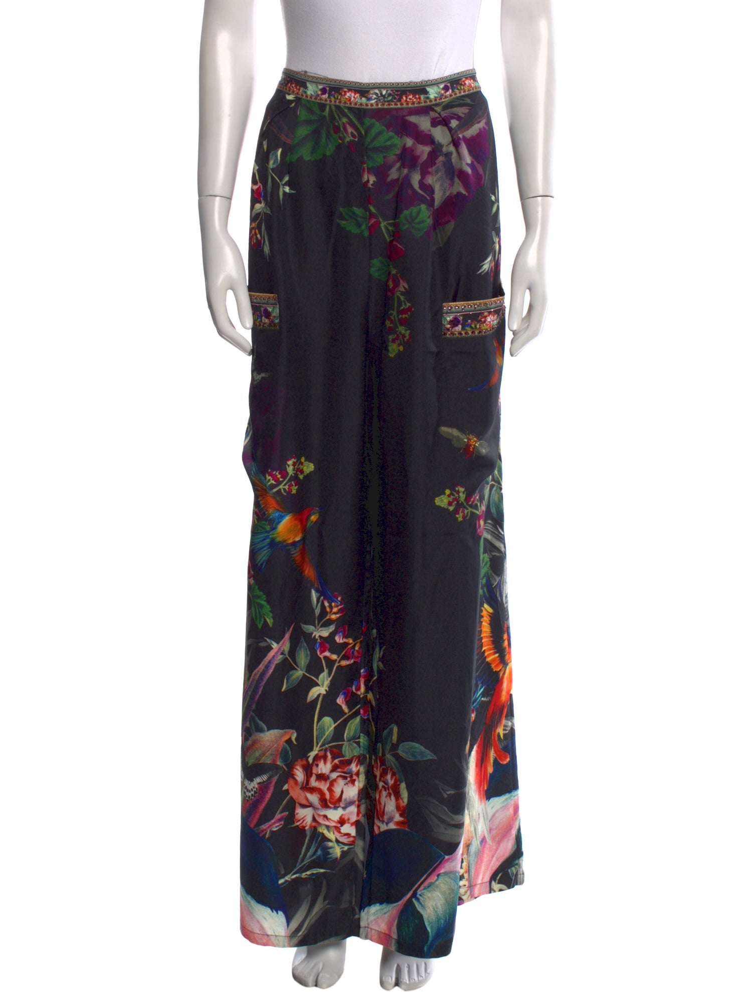 Camilla Silk Wide Leg Pants
