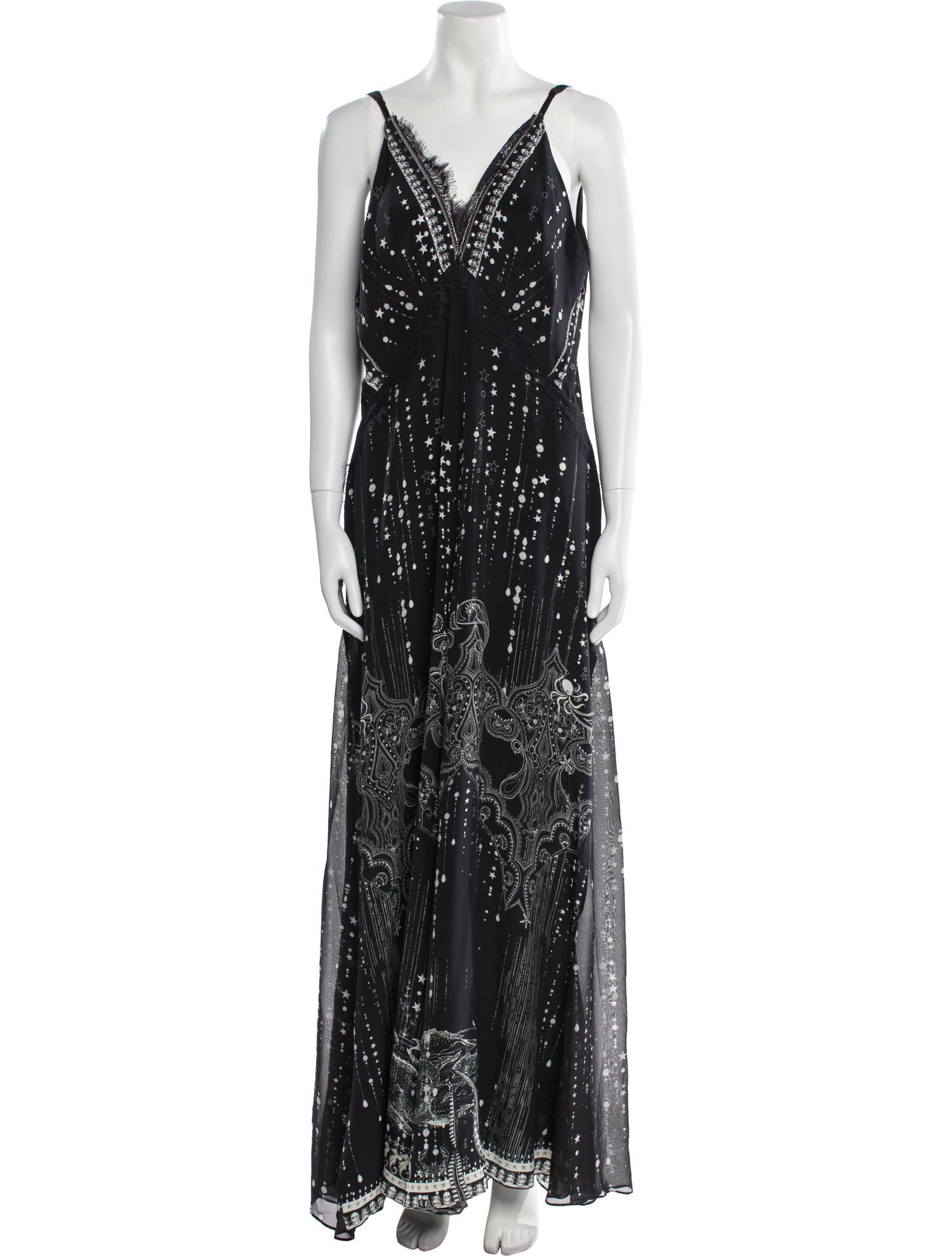 Camilla Silk Paisley Print Jumpsuit