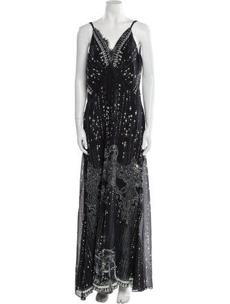 Camilla Silk Paisley Print Jumpsuit