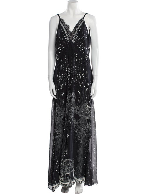 Camilla Silk Paisley Print Jumpsuit