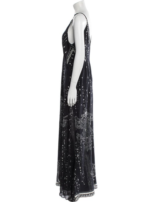 Camilla Silk Paisley Print Jumpsuit