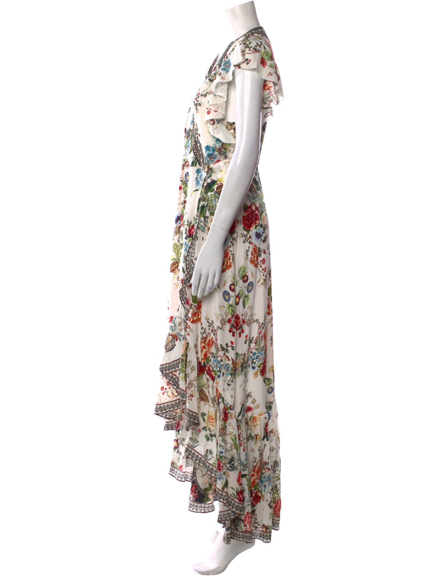 Camilla Floral Print Long Dress