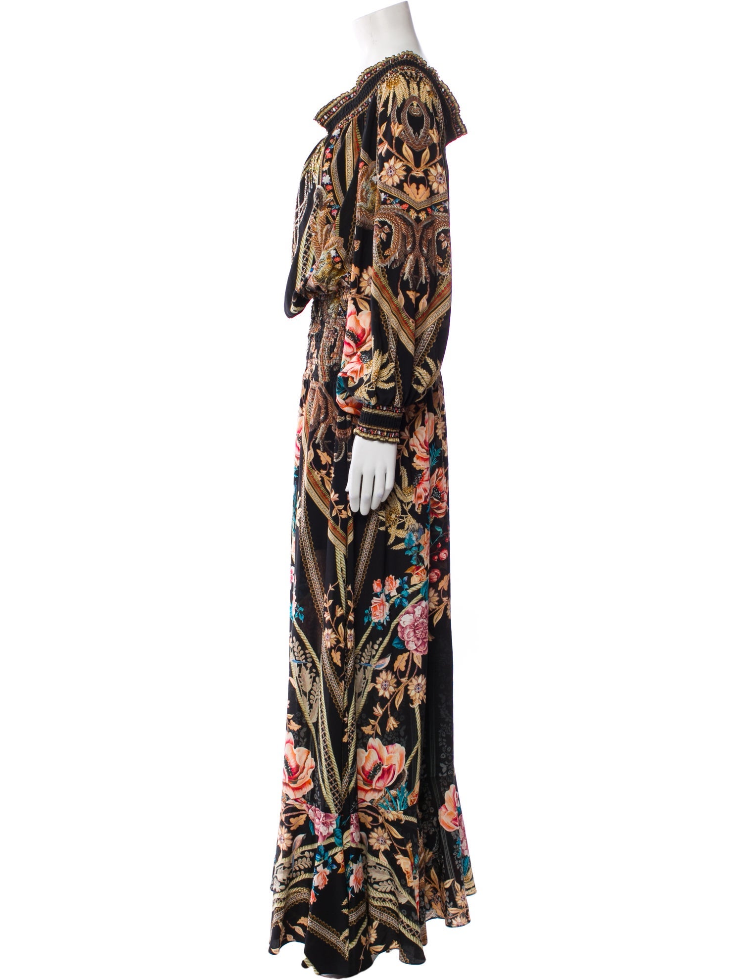 Camilla Silk Long Dress