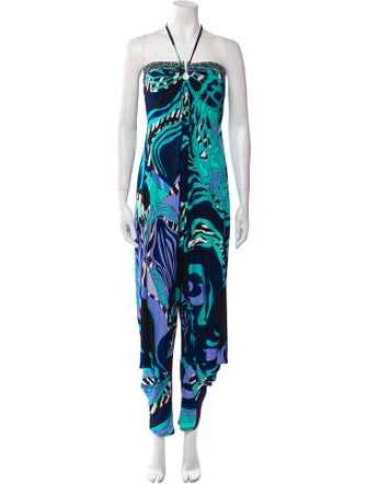 Camilla Printed Halterneck Jumpsuit