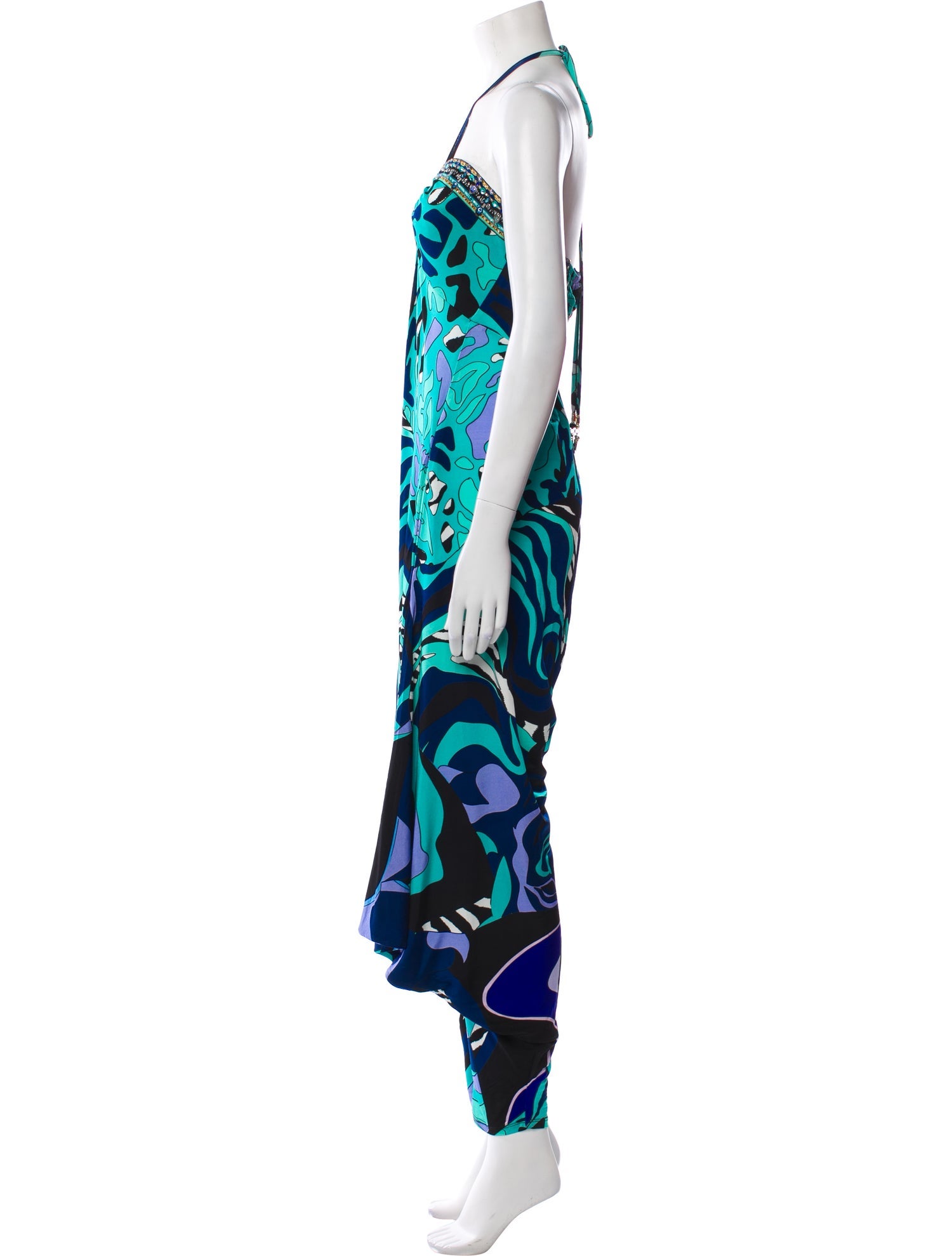 Camilla Printed Halterneck Jumpsuit
