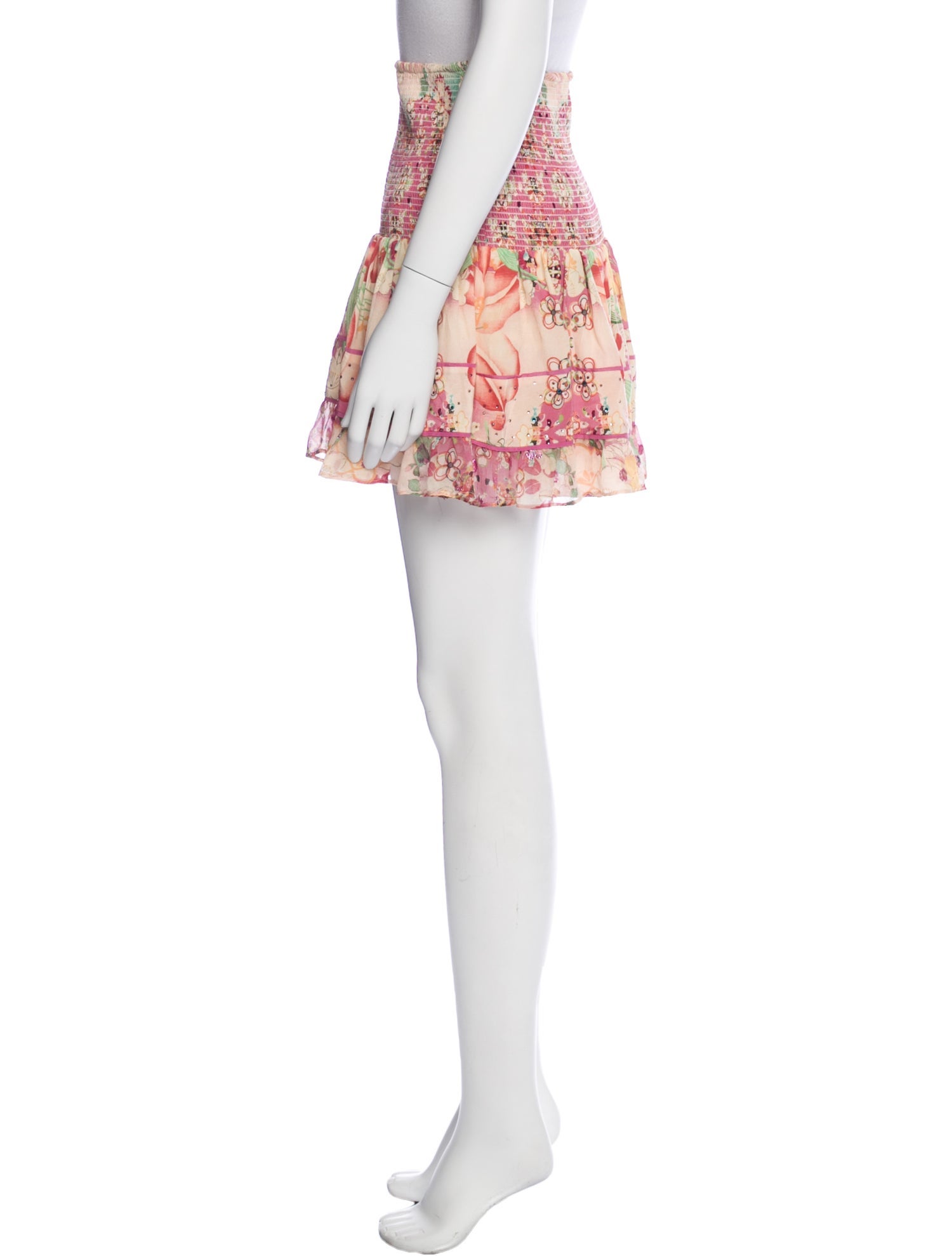 Camilla Silk Mini Skirt