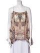 Camilla Silk Printed Top