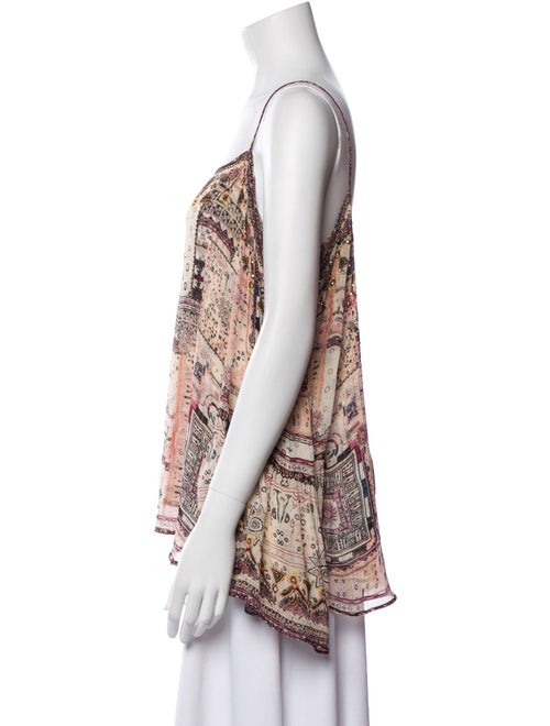 Camilla Silk Printed Top