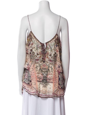 Camilla Silk Printed Top