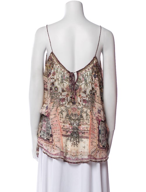 Camilla Silk Printed Top