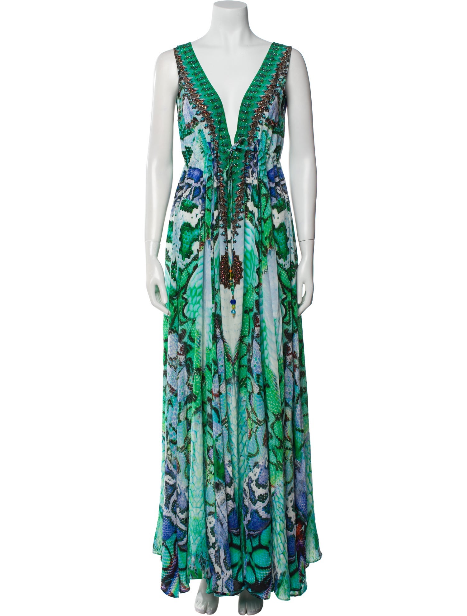 Camilla Silk Long Dress