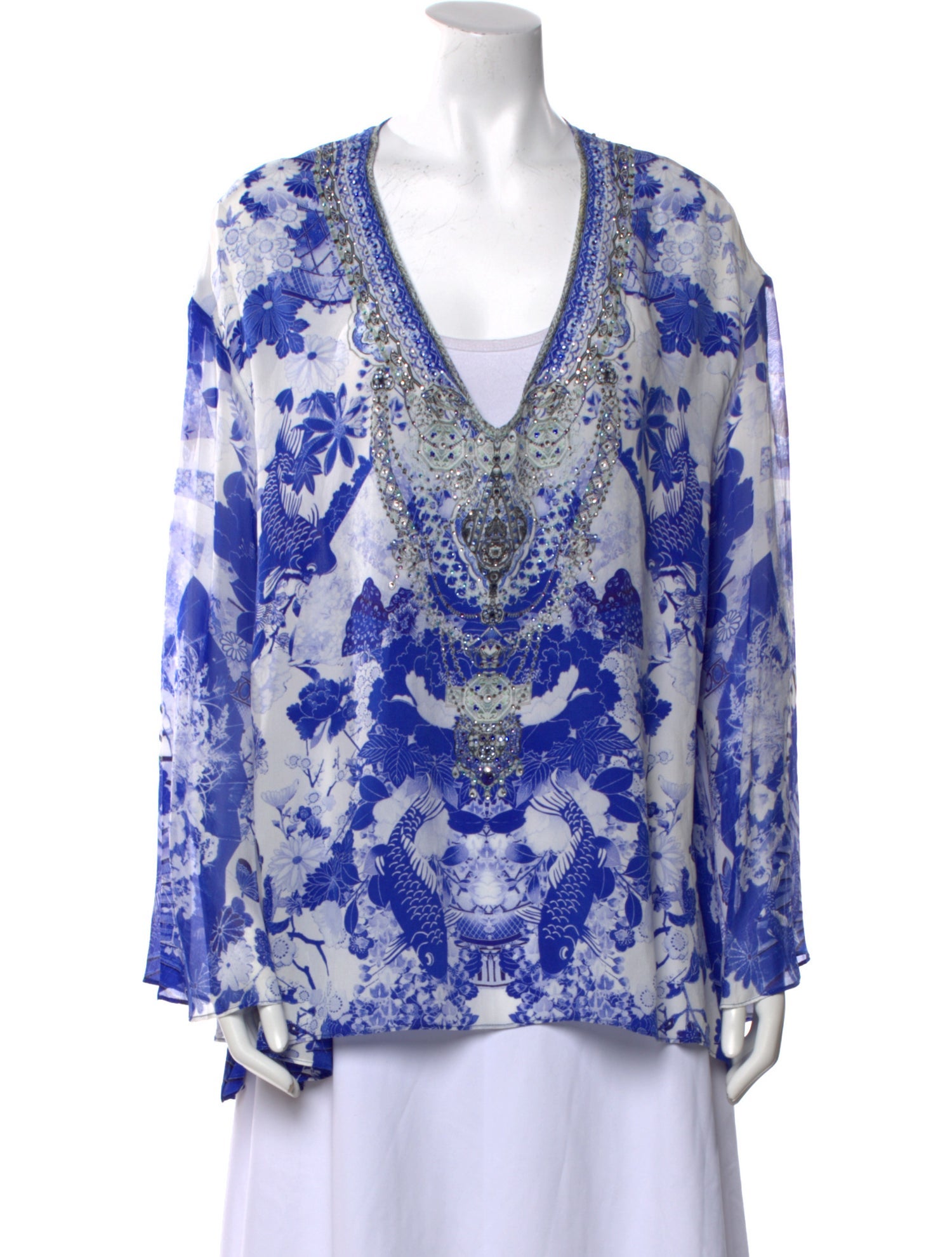 Camilla Silk Printed Tunic