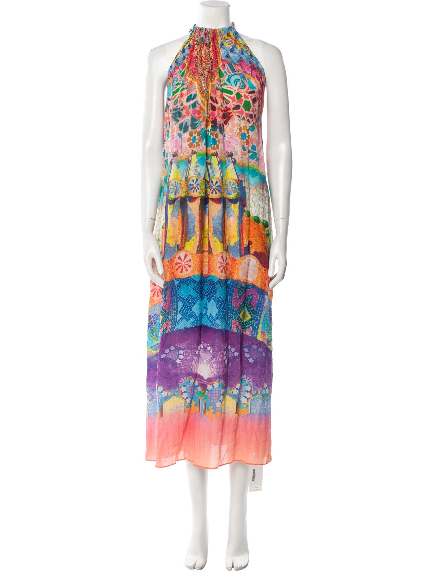Camilla Printed Crystal Embellishments Cover-Up
