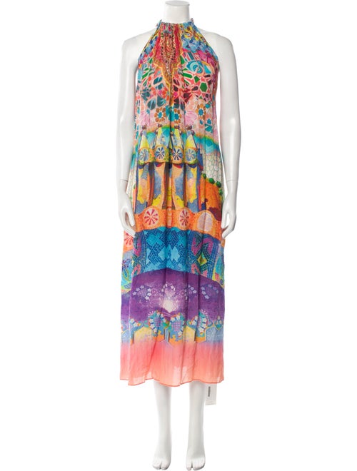 Camilla Printed Crystal Embellishments Cover-Up