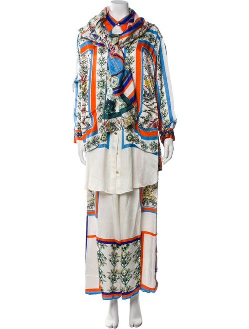 Camilla Silk Printed Pant Set