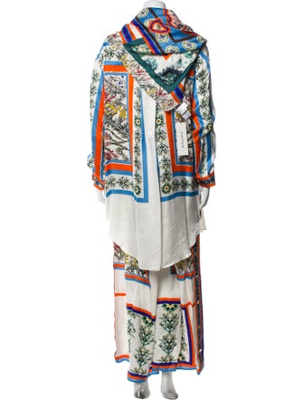 Camilla Silk Printed Pant Set