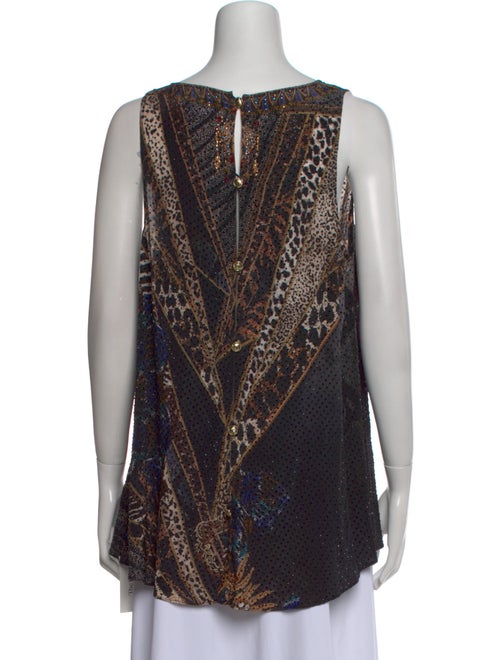 Camilla Silk Printed Top