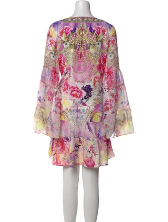 Camilla Silk Knee-Length Dress