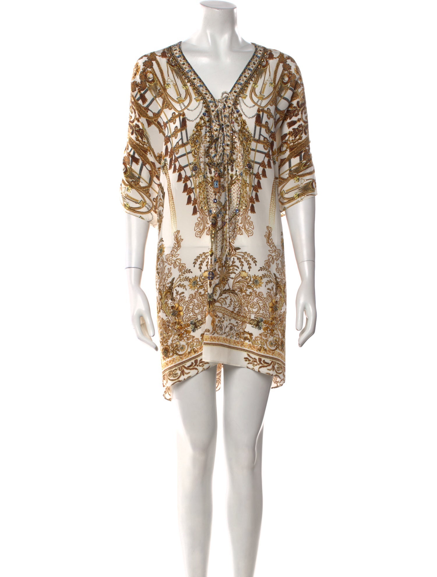 Camilla Silk Mini Dress w/ Tags