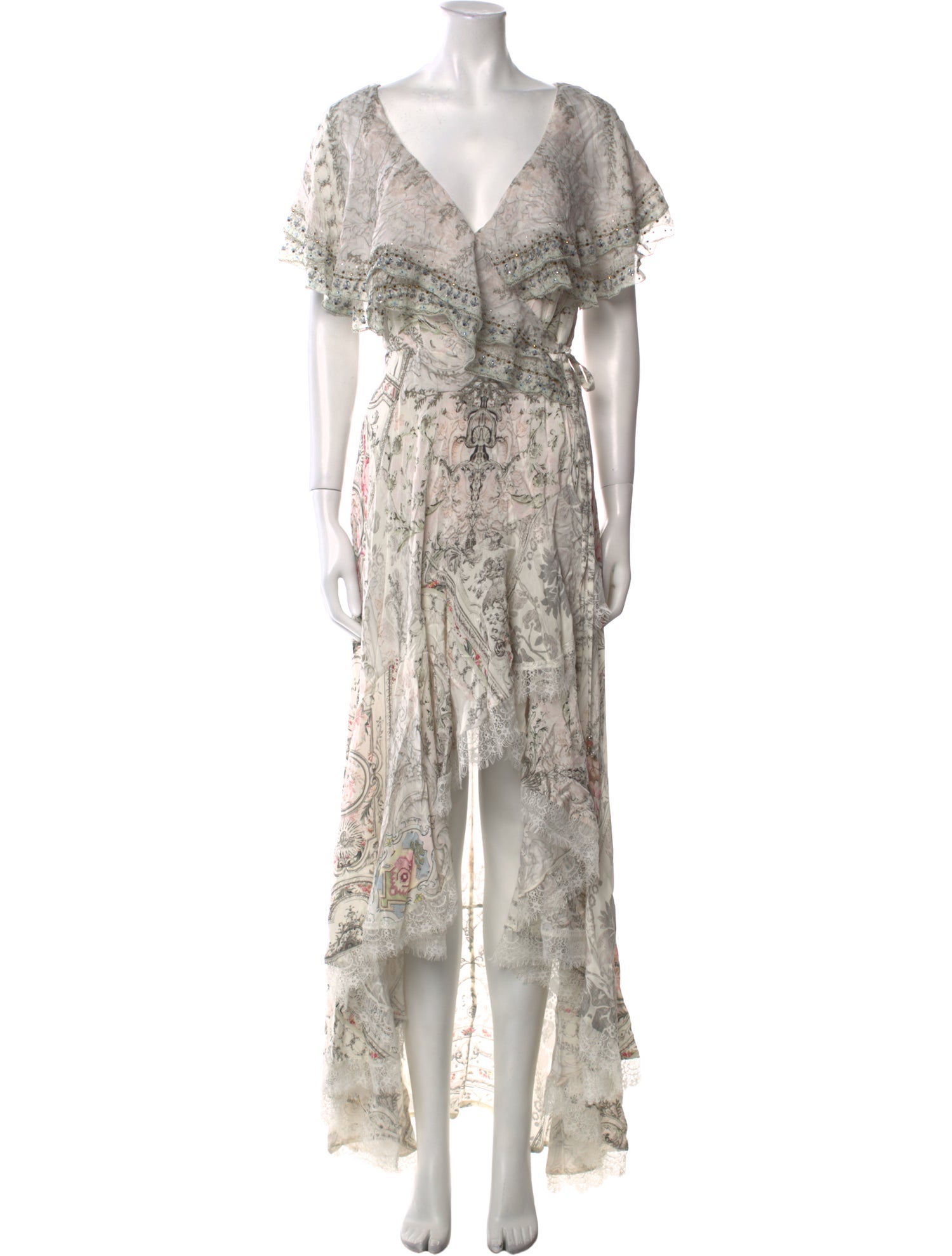 Camilla Silk Knee-Length Dress