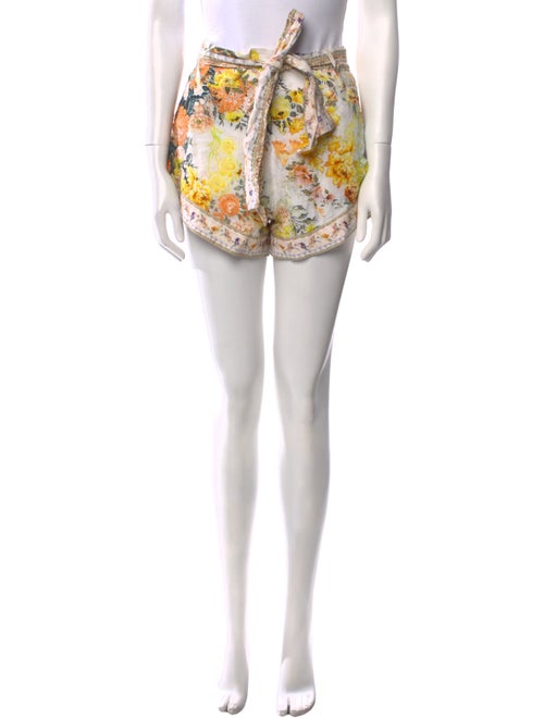 Camilla Floral Print Mini Shorts