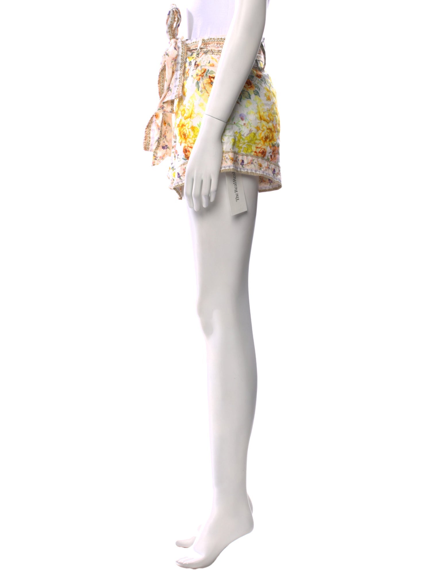 Camilla Floral Print Mini Shorts