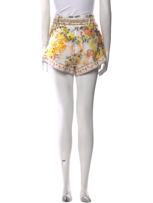 Camilla Floral Print Mini Shorts