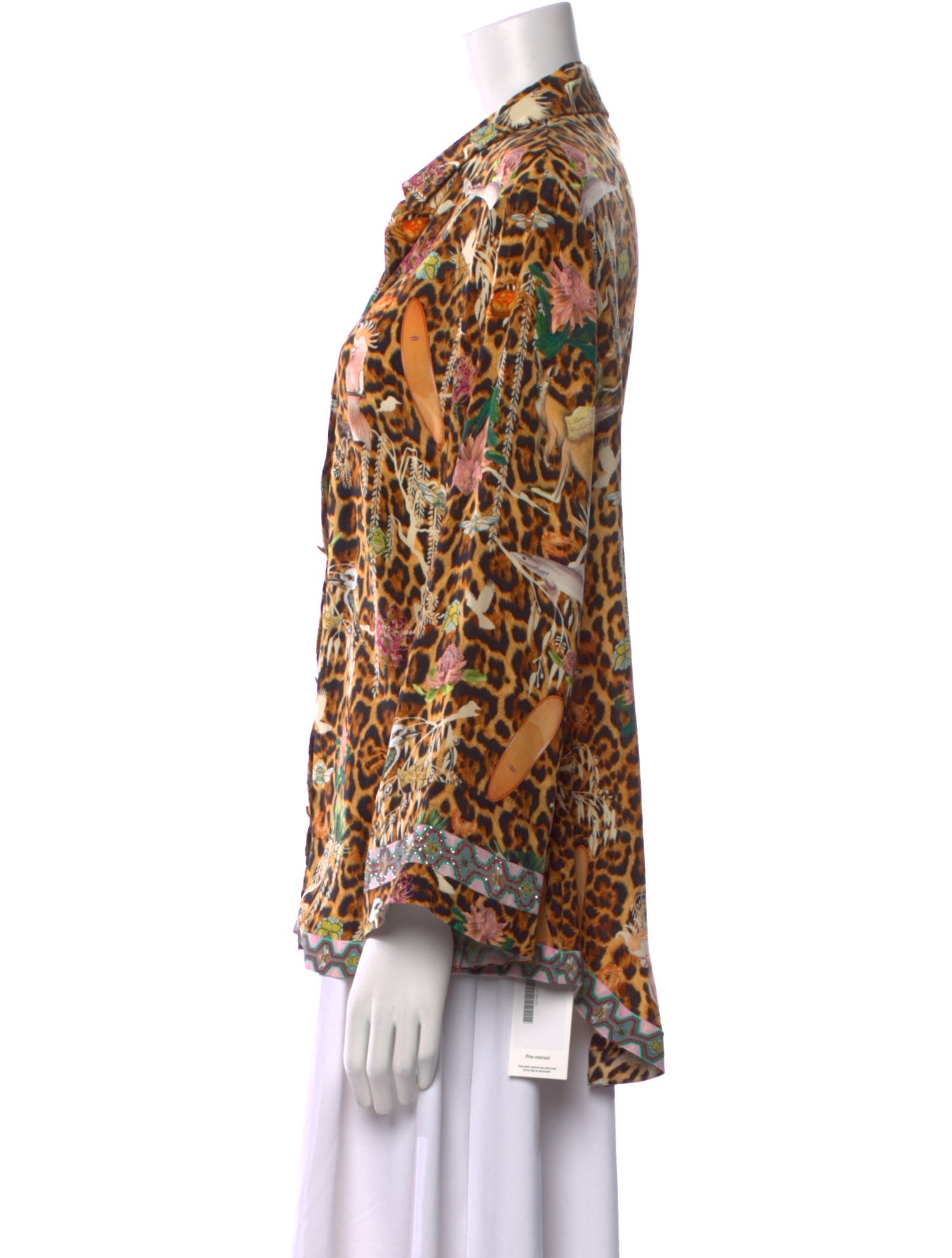 Camilla Silk Animal Print Blouse