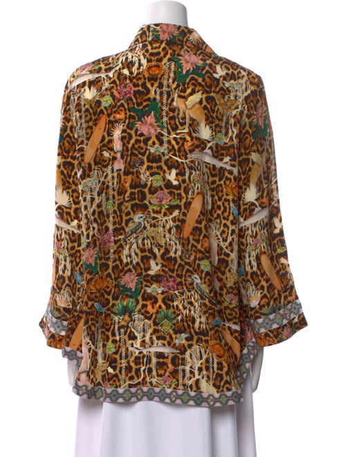 Camilla Silk Animal Print Blouse