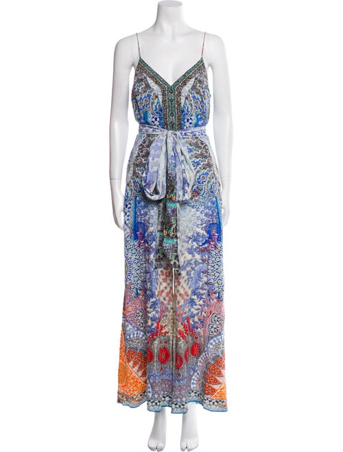 Camilla Silk Printed Jumpsuit