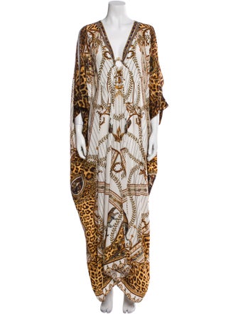 Camilla Silk Printed Robe