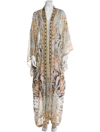 Camilla Silk Printed Robe