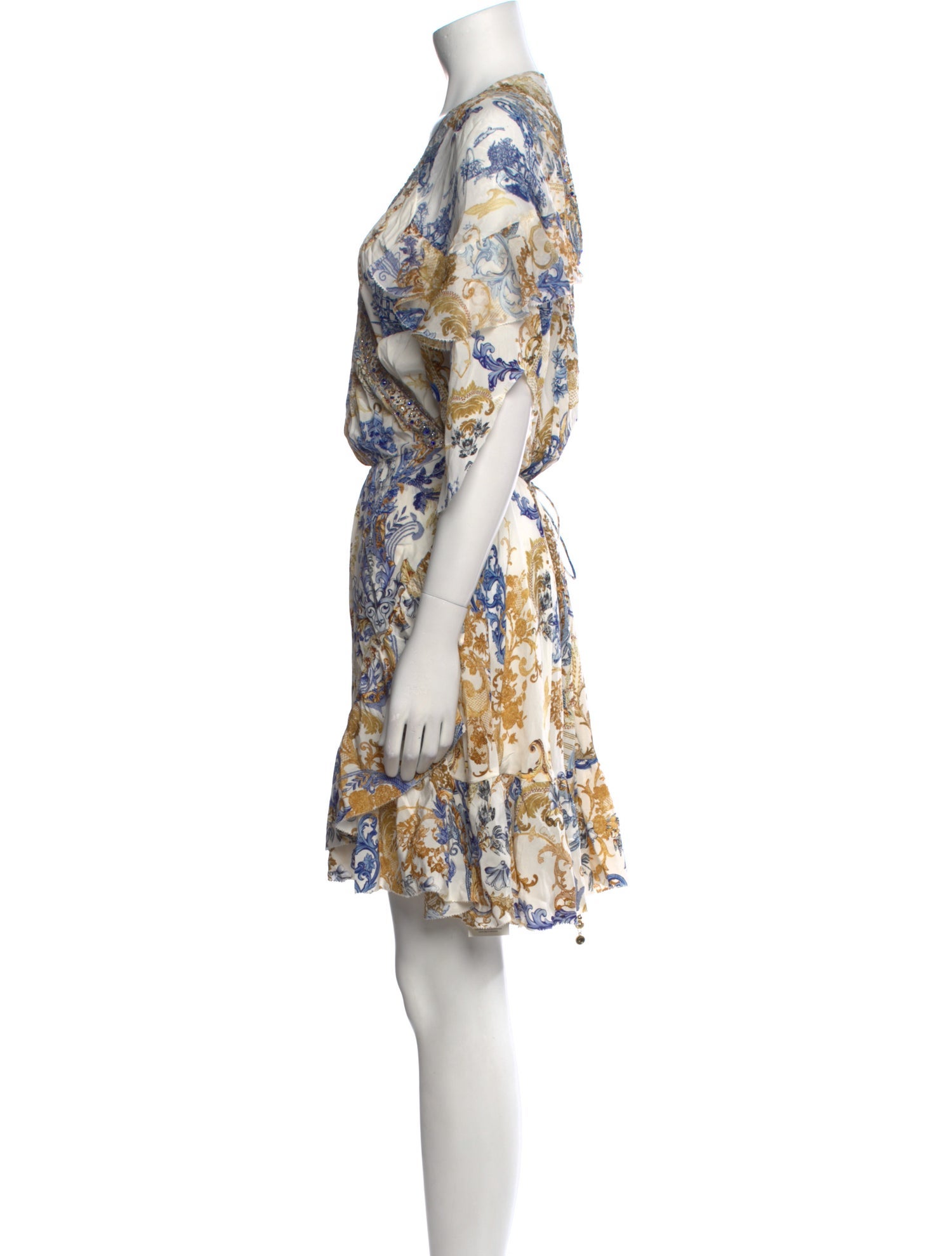 Camilla Silk Mini Dress w/ Tags